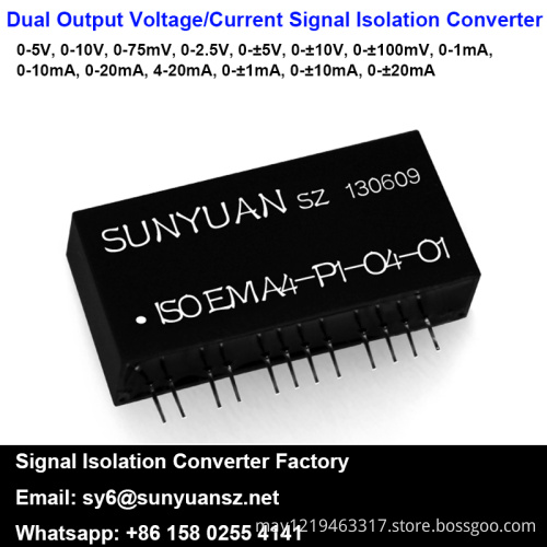 One Input & Two Output Voltage/Current Isolation Converters